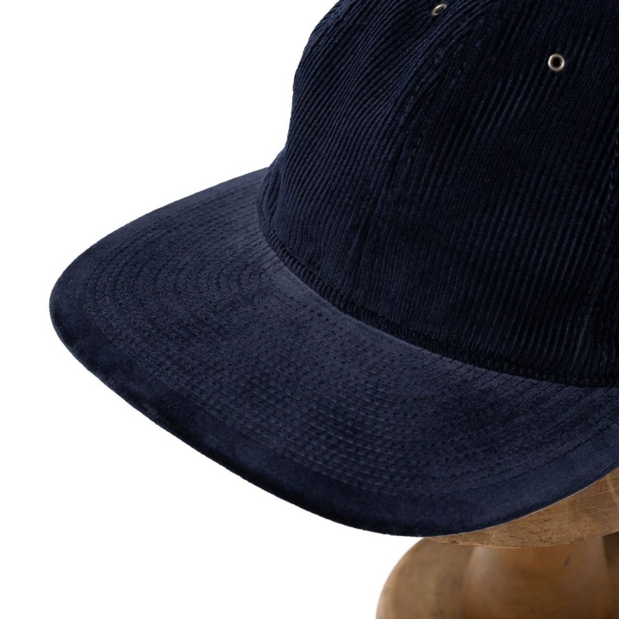 Accessories Poten Baseball Cap Poten | Poten Cole & Velvet Baseball Cap Navy