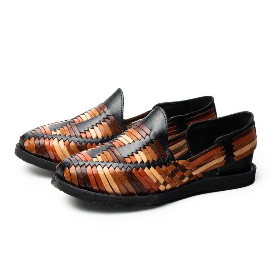 Clothing Chamula Footwear Chevron Right Icon | Chamula Cancun Black Multi