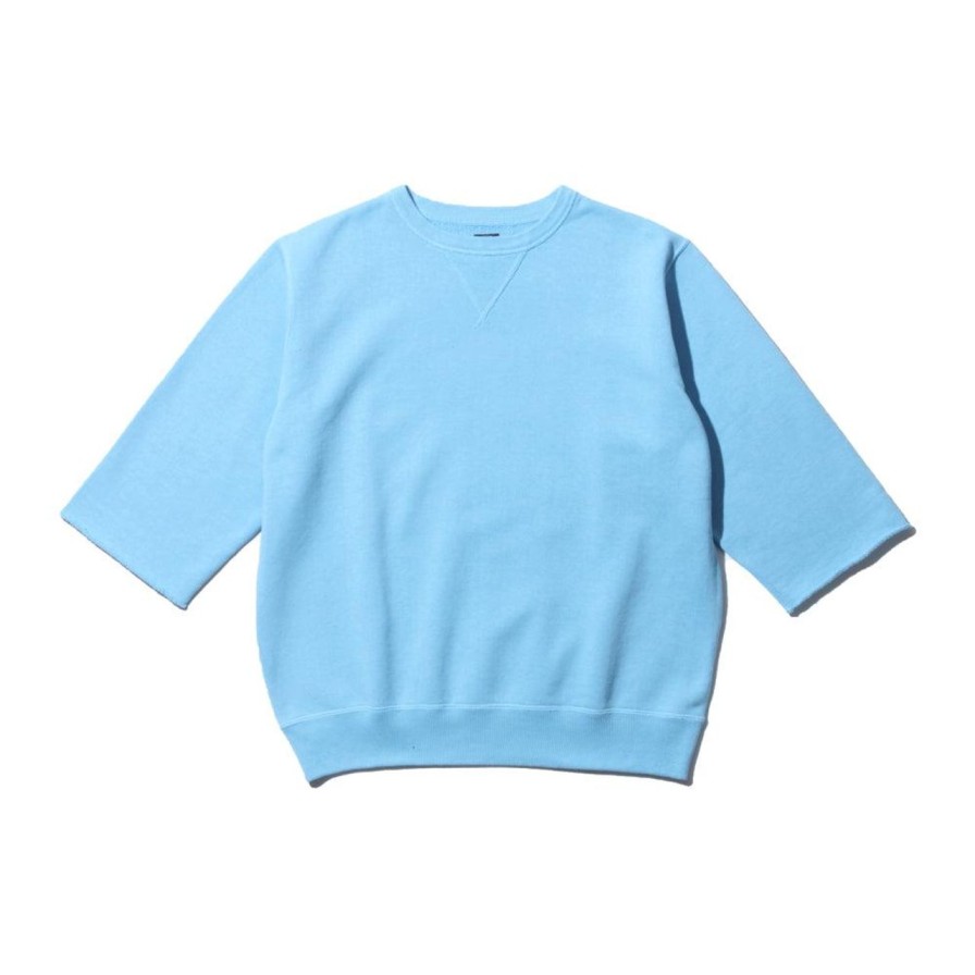 Clothing Jelado Sweatshirts & Hoodies | Jelado 6Th Man 3/4" Sleeve Sweatshirt Sky Blue