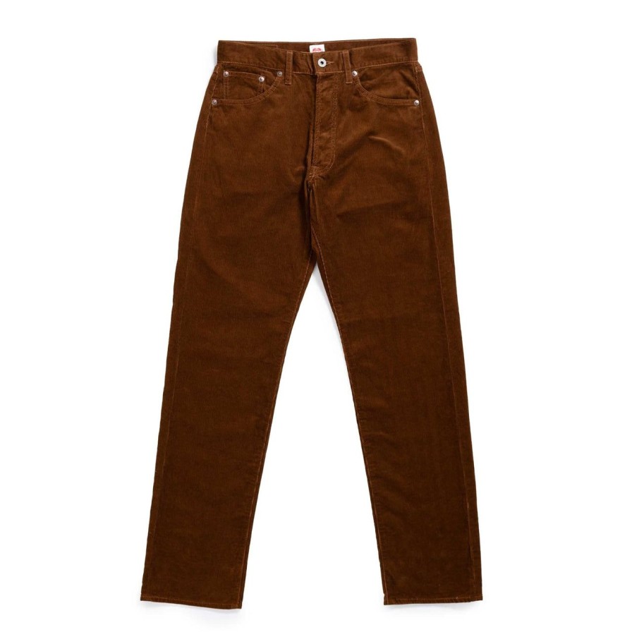 Clothing Allevol Jeans | Allevol 'Roku Roku' 66 Corduroy Brown