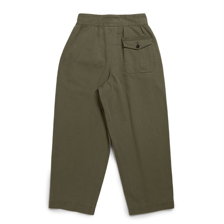 Clothing Haversack Pants & Trousers | Haversack Herringbone Gurkha Pants Khaki