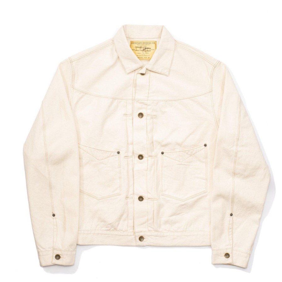 Clothing Stevenson Overall Jackets And Coats | Stevenson Overall Saddle Horn Type Ii Ivory