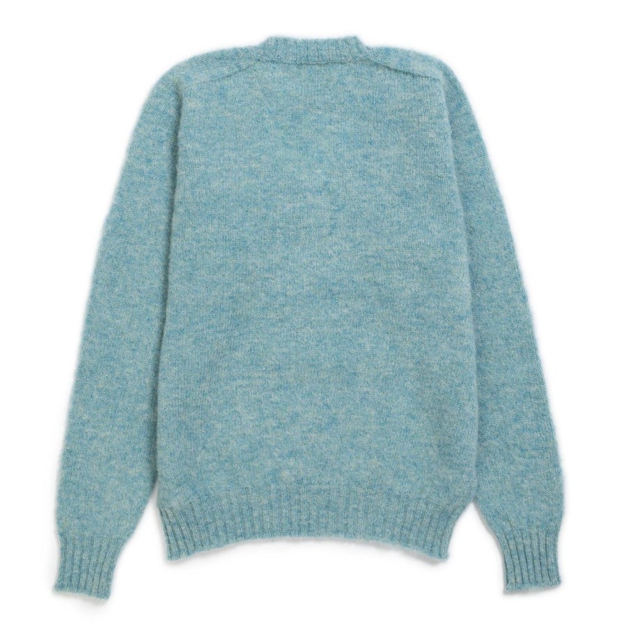 Clothing Jamieson's Of Shetland Knitwear | Jamieson'S For Clutch Cafe Brushed Shetland Sweater Surf