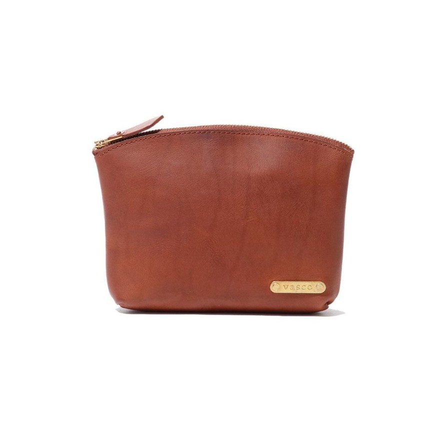 Accessories Vasco Vasco | Vasco Leather Travel Pouch Camel