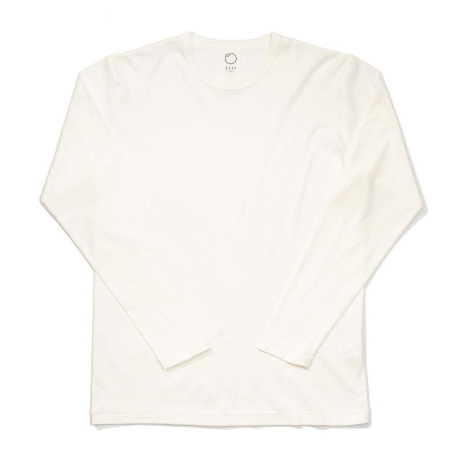 Clothing Eiji T-Shirts & Undershirts | Eiji Long Sleeve Tee White