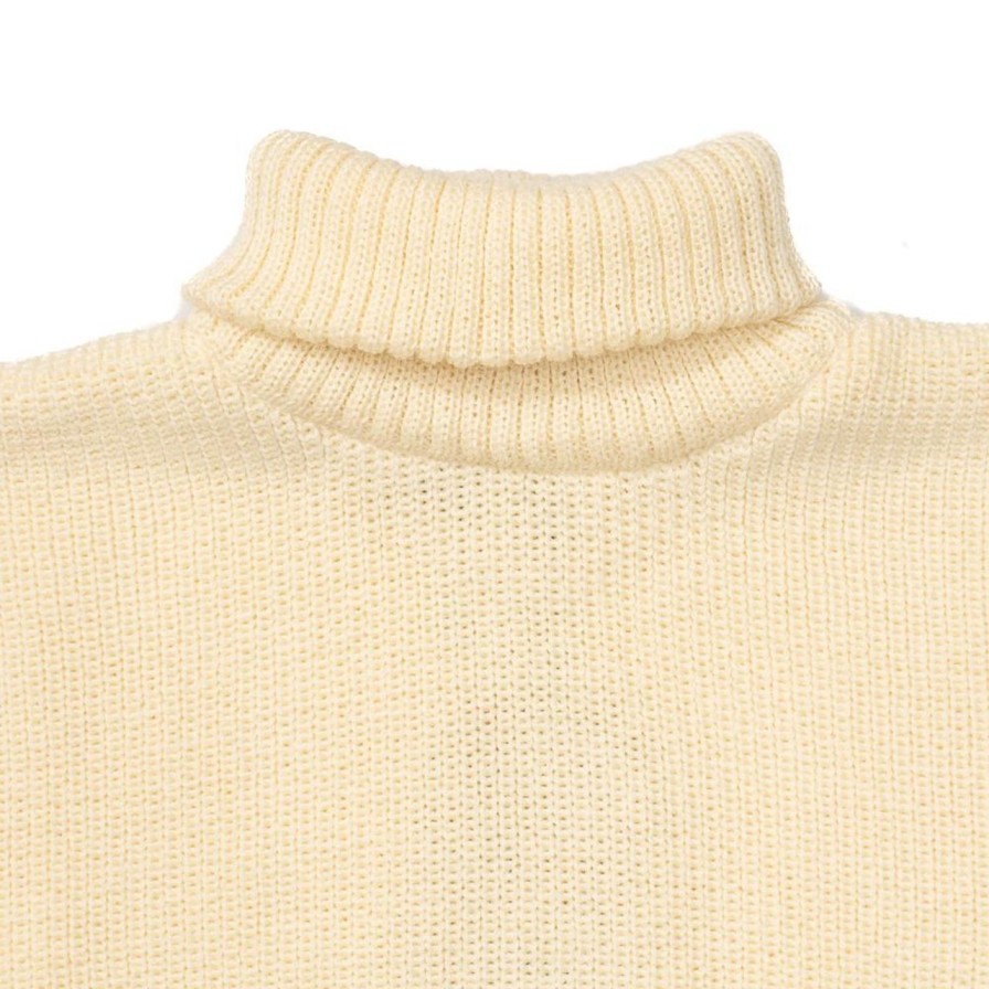 Clothing Heimat Knitwear | Heimat U-Boat Roll Neck Seashell