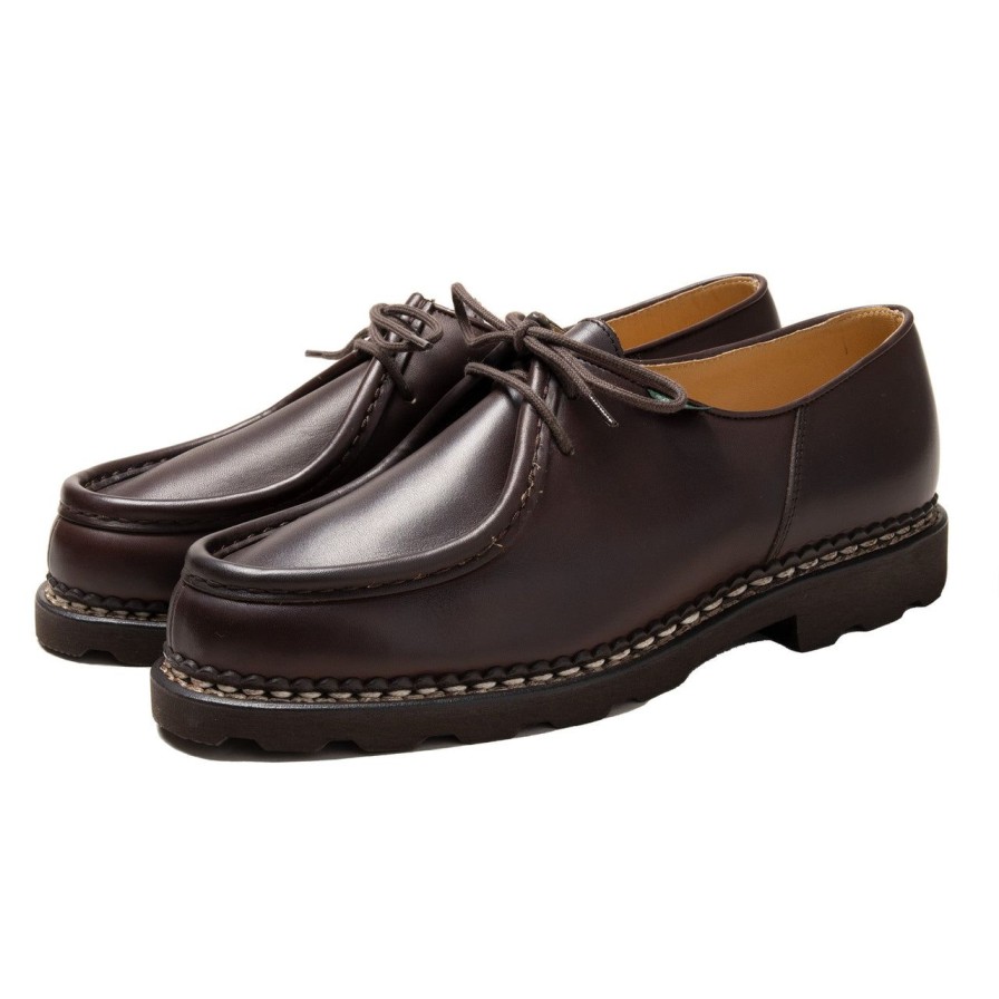 Clothing Paraboot Footwear Chevron Right Icon | Paraboot Michael Lis Cafe Brown