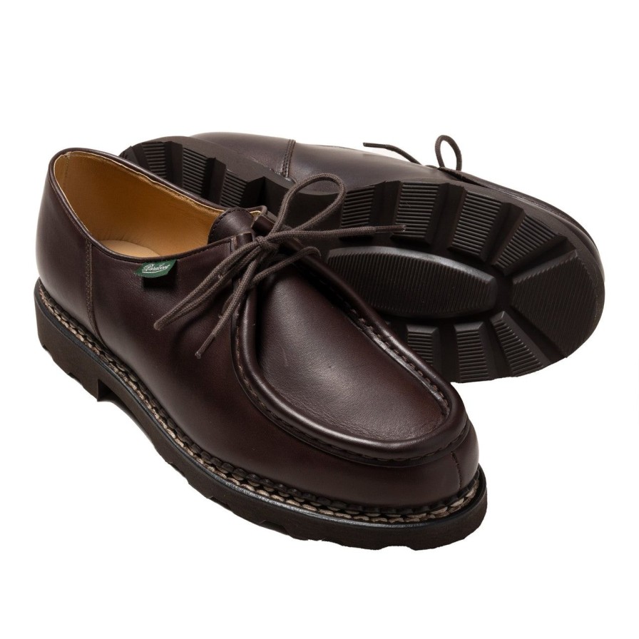 Clothing Paraboot Footwear Chevron Right Icon | Paraboot Michael Lis Cafe Brown