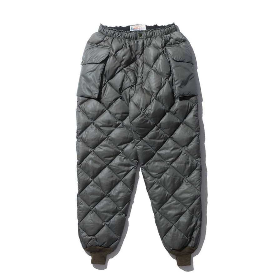 Clothing The Real McCoy's Pants & Trousers | The Real Mccoy'S Quilted Down Trousers Olive