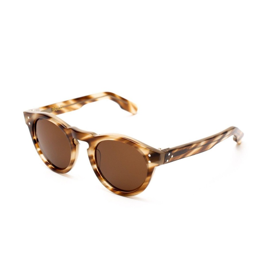 Accessories Bold London Eyewear Bold London Eyewear | Bold Brushfield Sunglasses Horn Brown