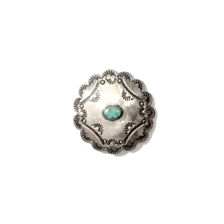 Accessories LFC - Lowry Family Collection Lowry Family Collection | Lfc Bonny Sandoval Blue Gem Screw Back Brooch