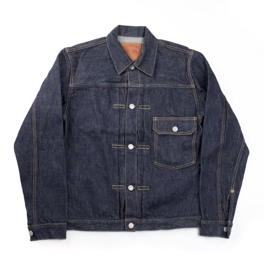 Clothing Full Count Jackets And Coats | Full Count 2107 Type I 13.75Oz Denim Jacket One Wash