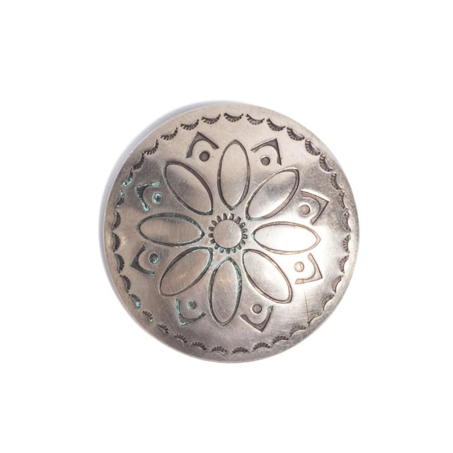 Clothing Yuketen Yuketen | Yuketen Nickel Silver Concho Pin 6 (1.5")