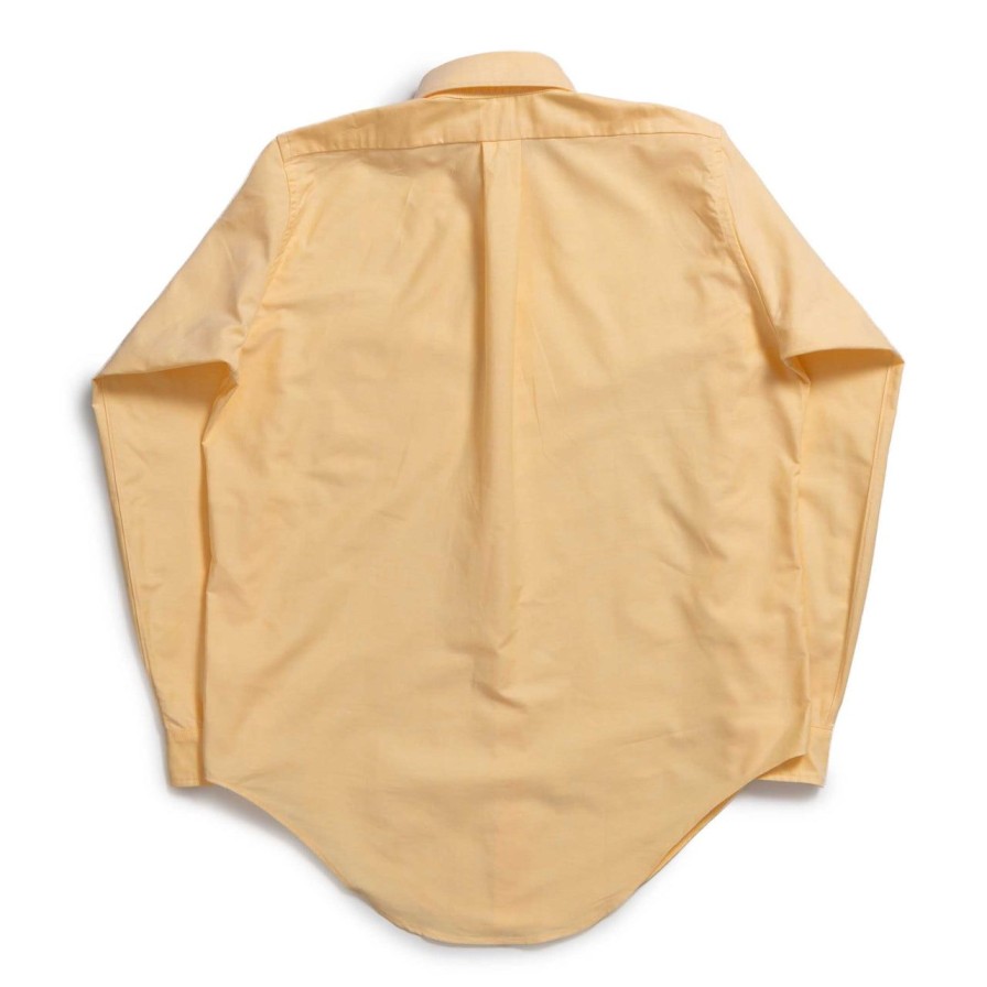 Clothing Anatomica Shirts | Anatomica Bd Ideal Oxford Shirt Dull Maize