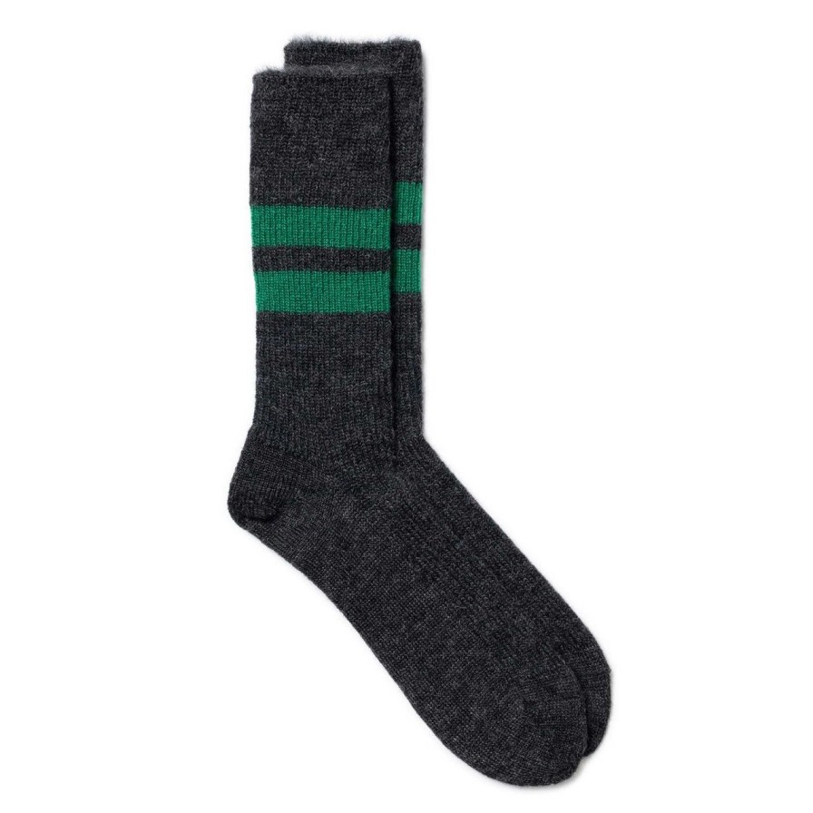 Accessories Rototo Rototo | Rototo Brush Mohair Socks Charcoal