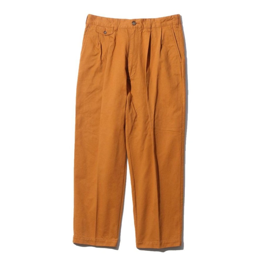 Clothing Pherrow's Pants & Trousers | Pherrow'S Pttp1 Pleated Chino Brown