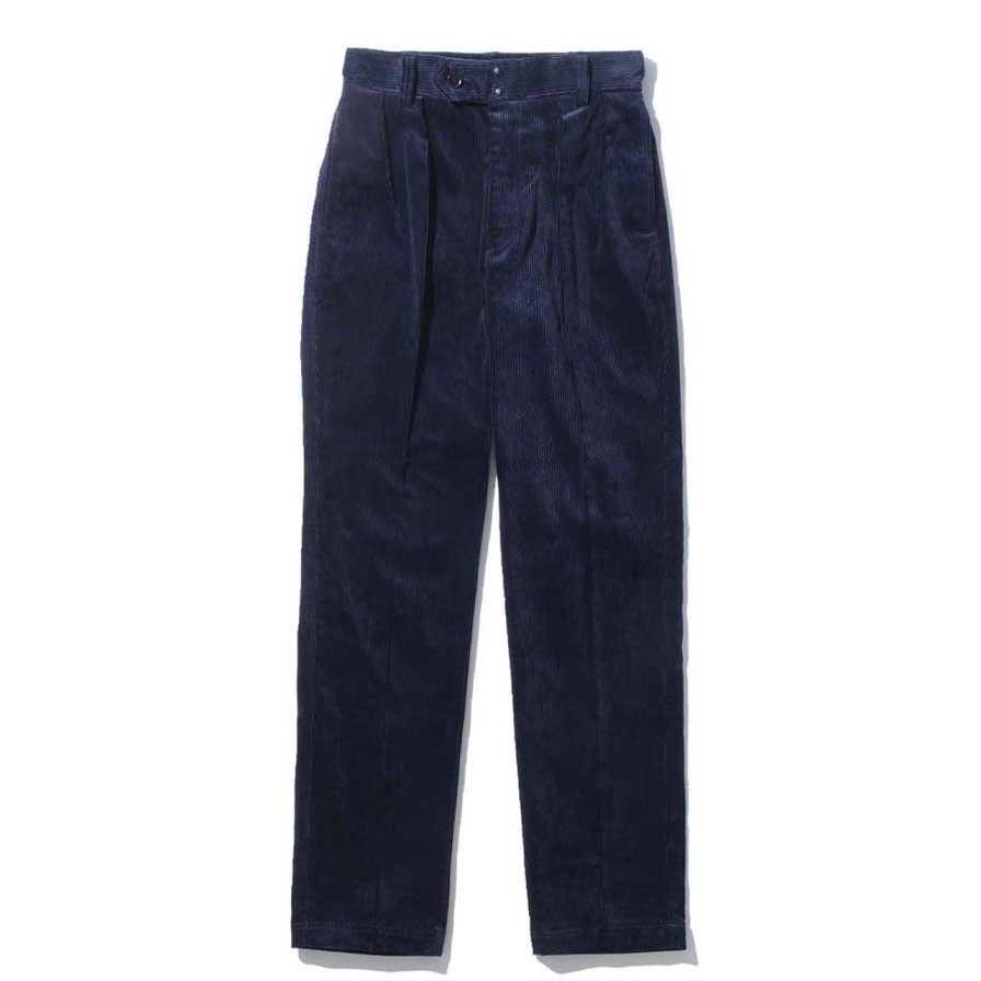 Clothing Soundman Pants & Trousers | Soundman Clarke Trousers Corduroy Navy