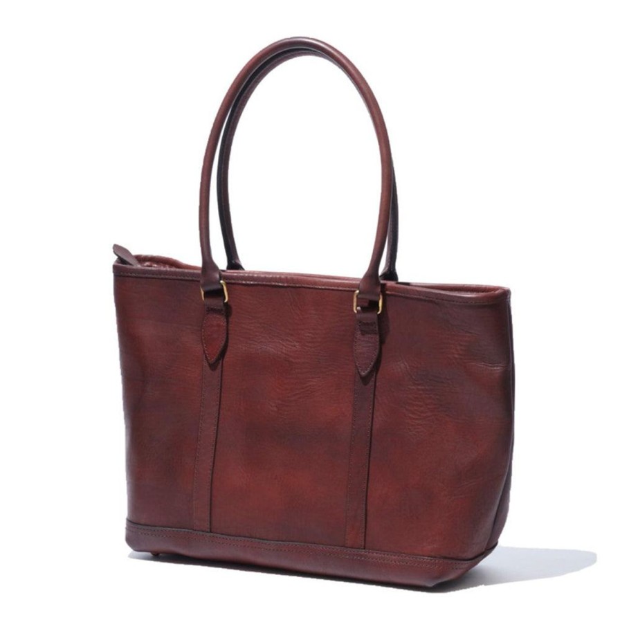 Accessories Vasco Vasco | Vasco Leather Nelson Tote Bag Brown