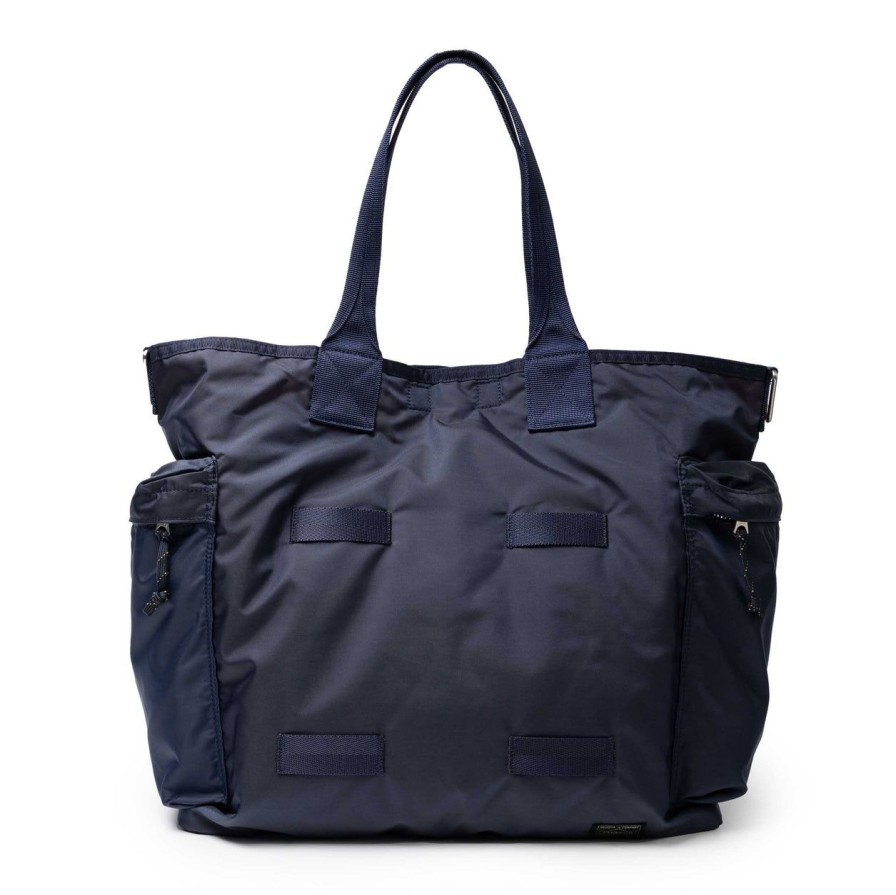 Accessories Porter Yoshida & Co Porter Yoshida & Co | Porter Yoshida & Co Force 2Way Tote Bag Navy