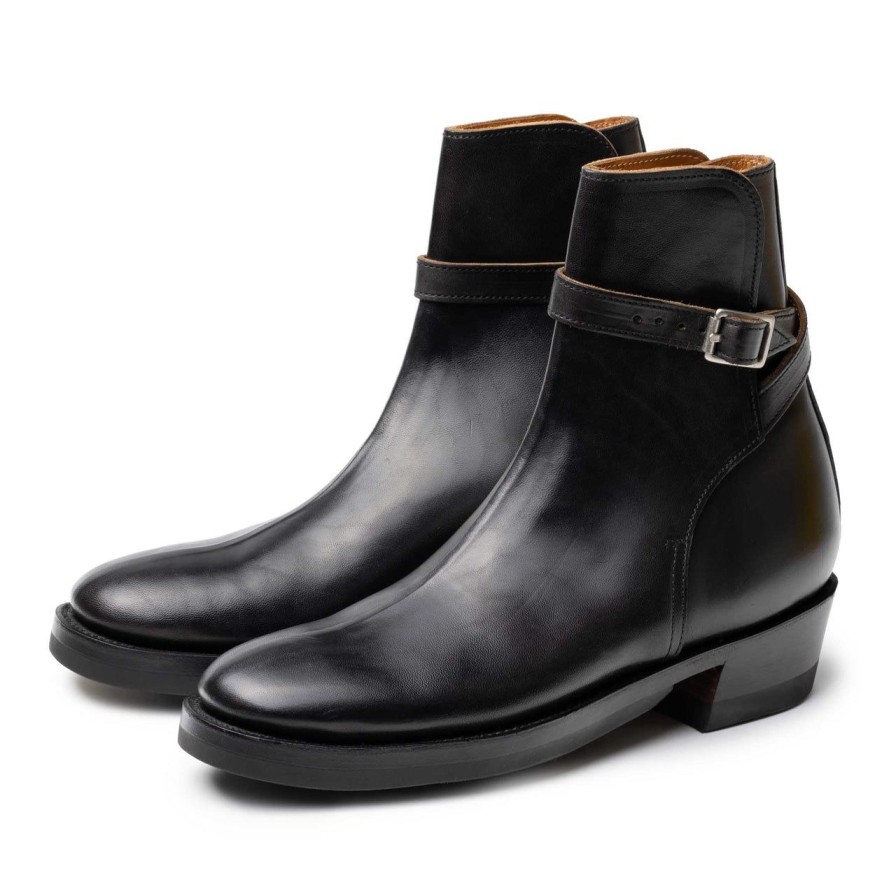 Clothing Clinch by Brass Tokyo Clinch | Clinch Jodhpur Boots Black Horsebutt Cn