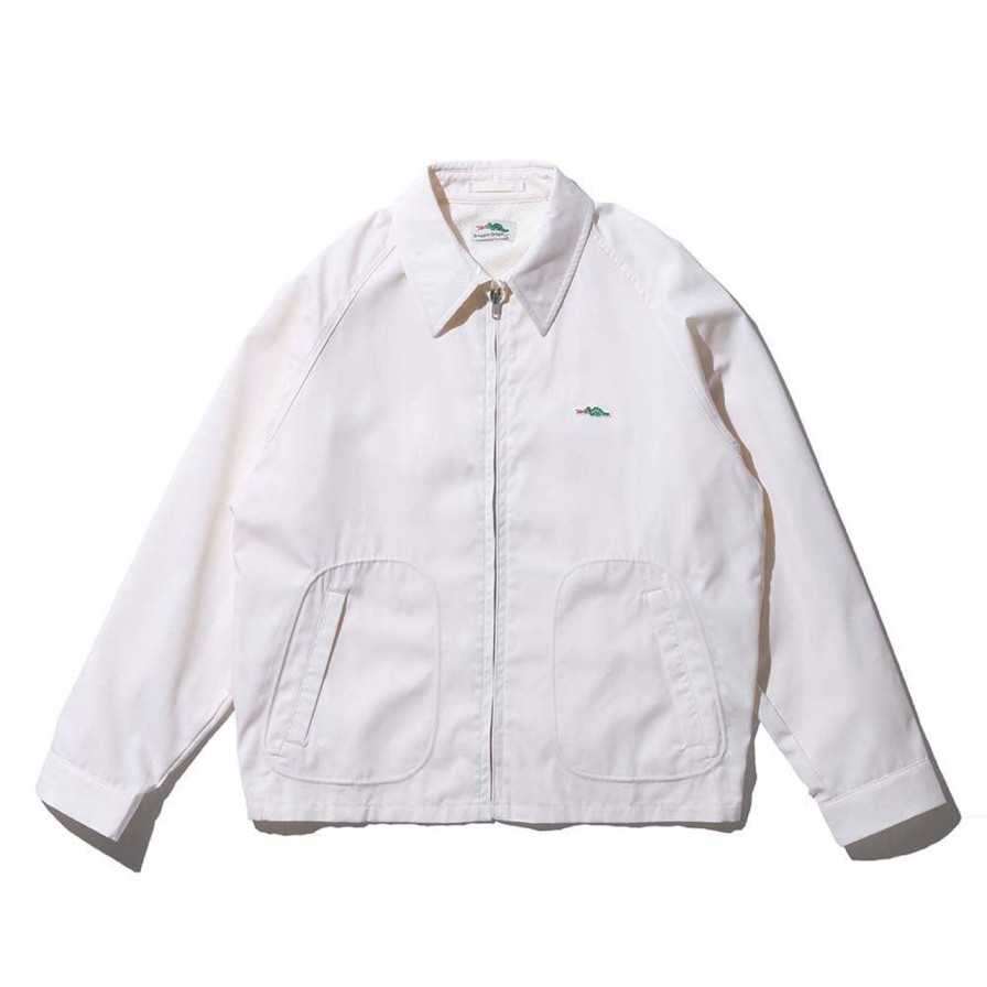 Clothing Braggin Dragon Jackets And Coats | Braggin Dragon Golf Jacket Tc Poplin Oyster