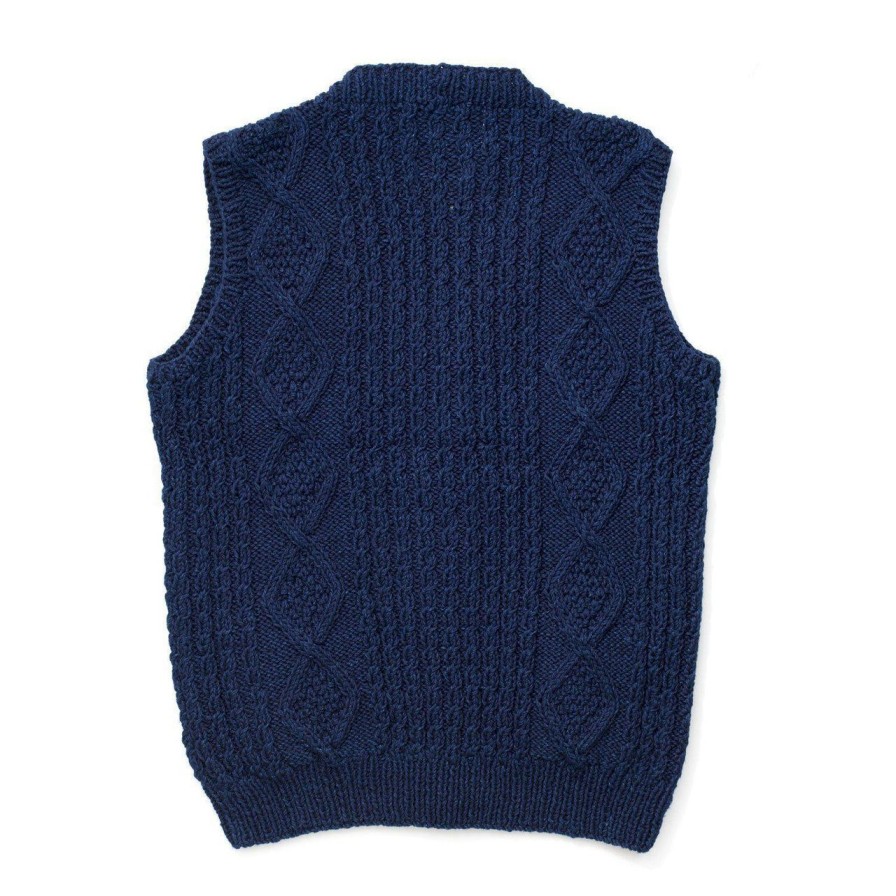 Clothing Allevol X Inverallan Knitwear | Allevol X Inverallan 9H Vest Indigo