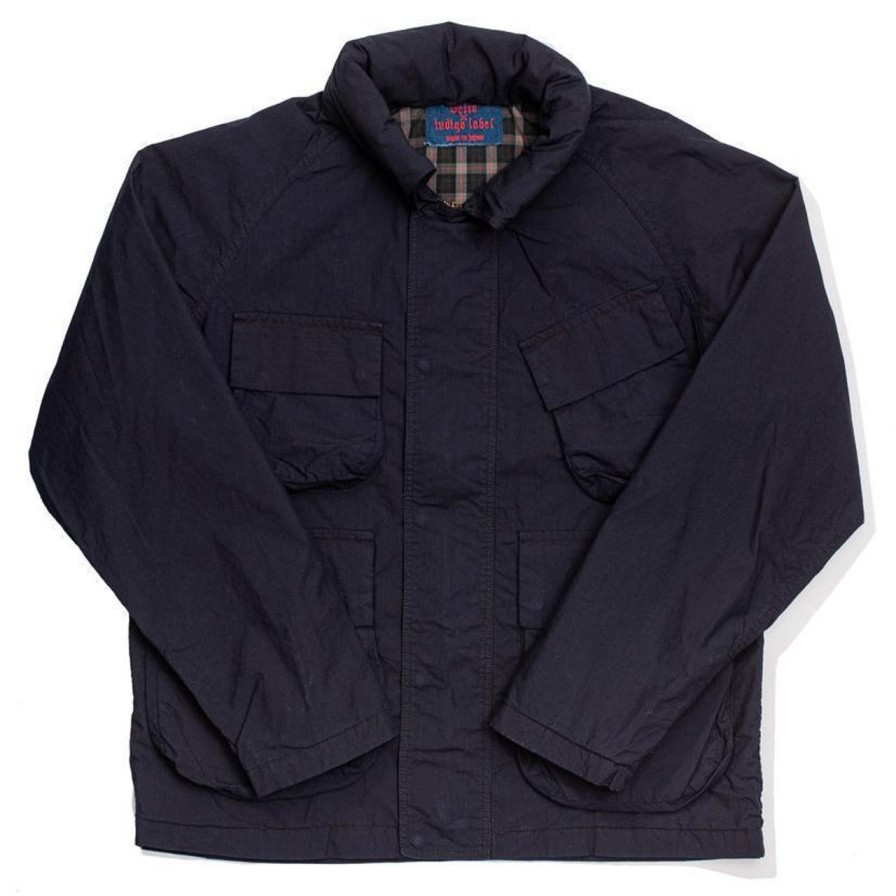 Clothing Setto Indigo Label Jacket | Setto Indigo Label Hunting Mountain Parka Indigo