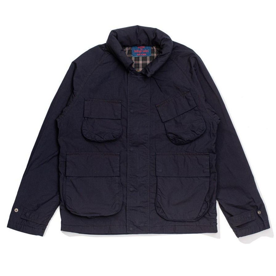 Clothing Setto Indigo Label Jacket | Setto Indigo Label Hunting Mountain Parka Indigo