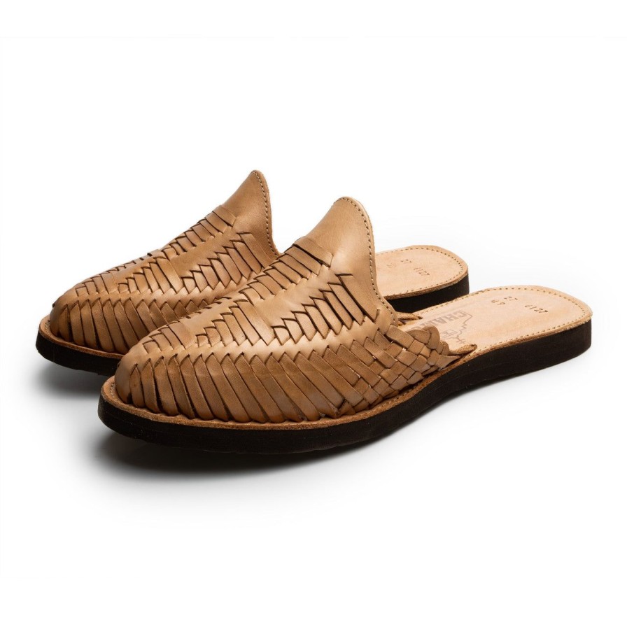 Clothing Chamula Footwear Chevron Right Icon | Chamula Punta Mita Tan 1