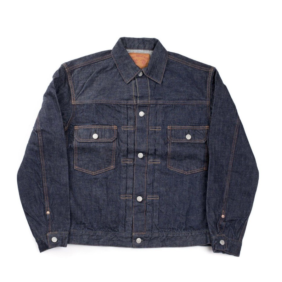 Clothing Full Count Jackets And Coats | Full Count 2102 Type Ii 13.75Oz Denim Jacket One Wash