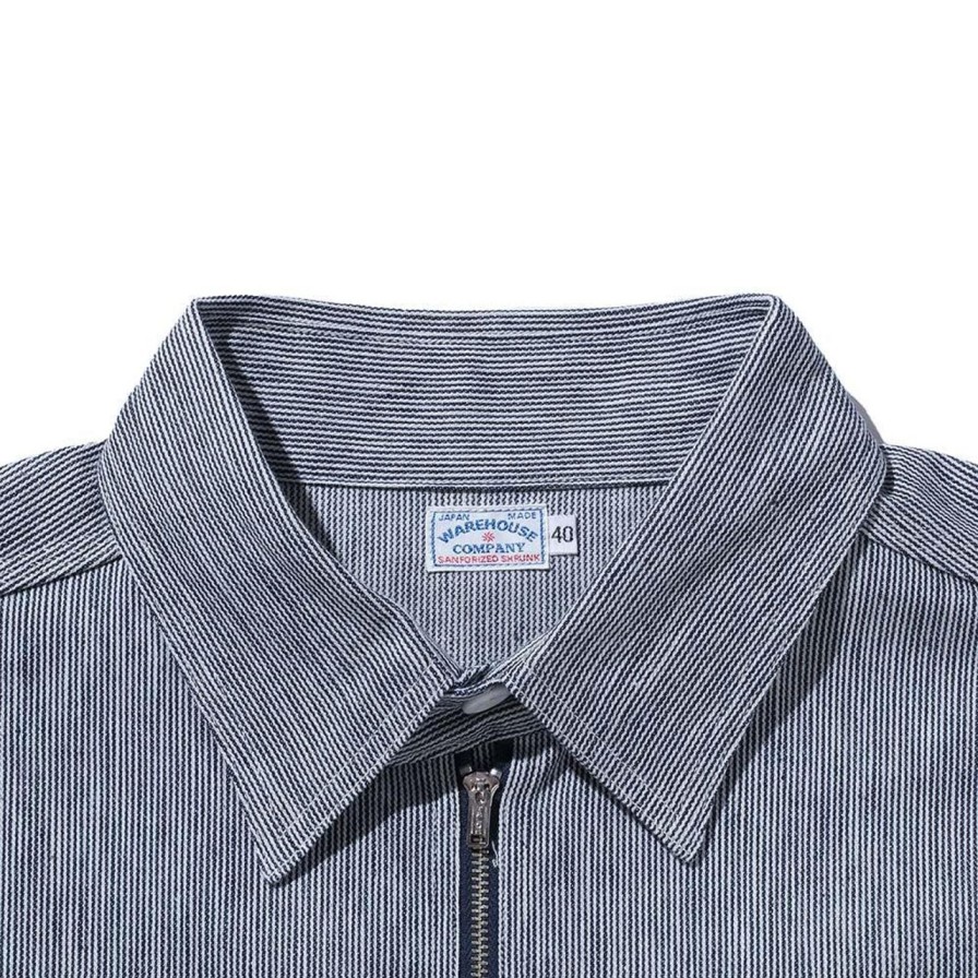 Clothing Warehouse & Co Shirts | Warehouse & Co Lot. 3039 Hickory Stripe 1/2 Zip Shirt