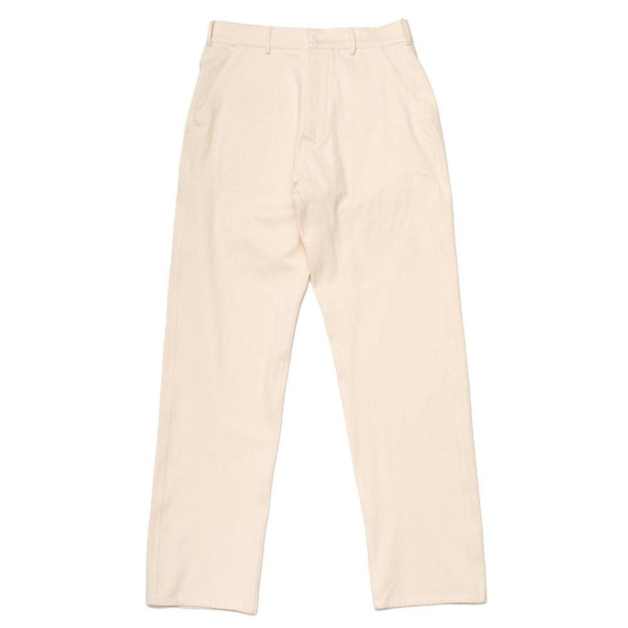 Clothing Allevol Pants & Trousers | Allevol Ernest Utility Trousers Kinari Off White