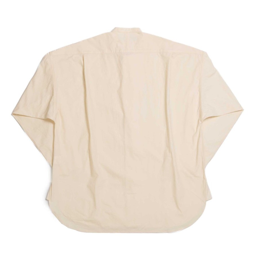 Clothing Haversack Shirts | Haversack China Button Shirt Natural