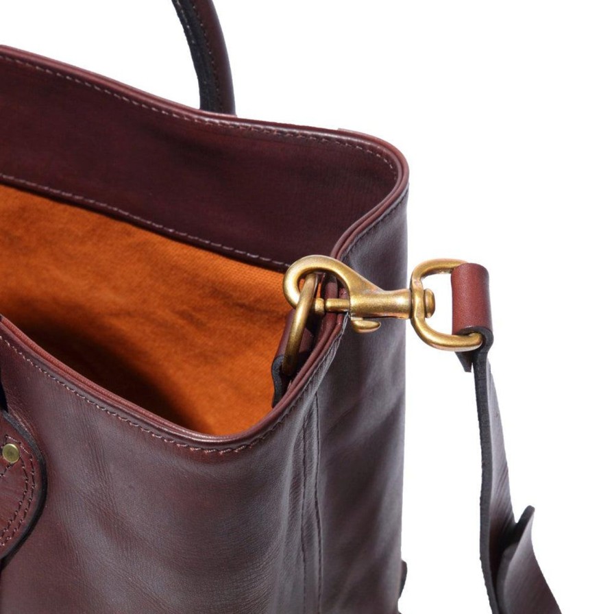 Accessories Vasco Vasco | Vasco Leather Boat Tote Bag Brown