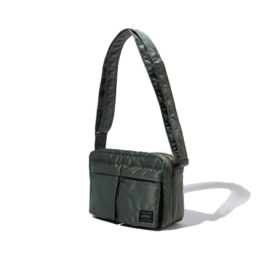 Accessories Porter Yoshida & Co Porter Yoshida & Co | Porter Yoshida & Co Tanker Series Small Shoulder Bag Sage Green