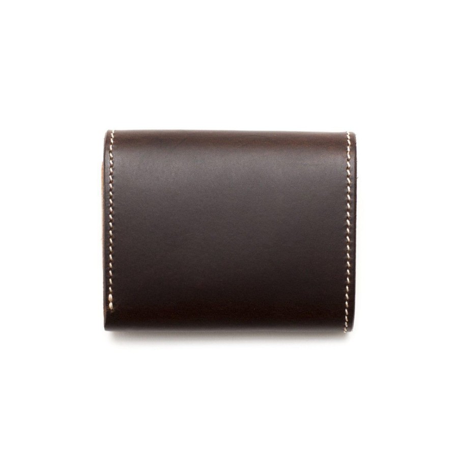 Accessories Opus Opus | Opus Japan Mini Tri-Fold Wallet Dark Brown