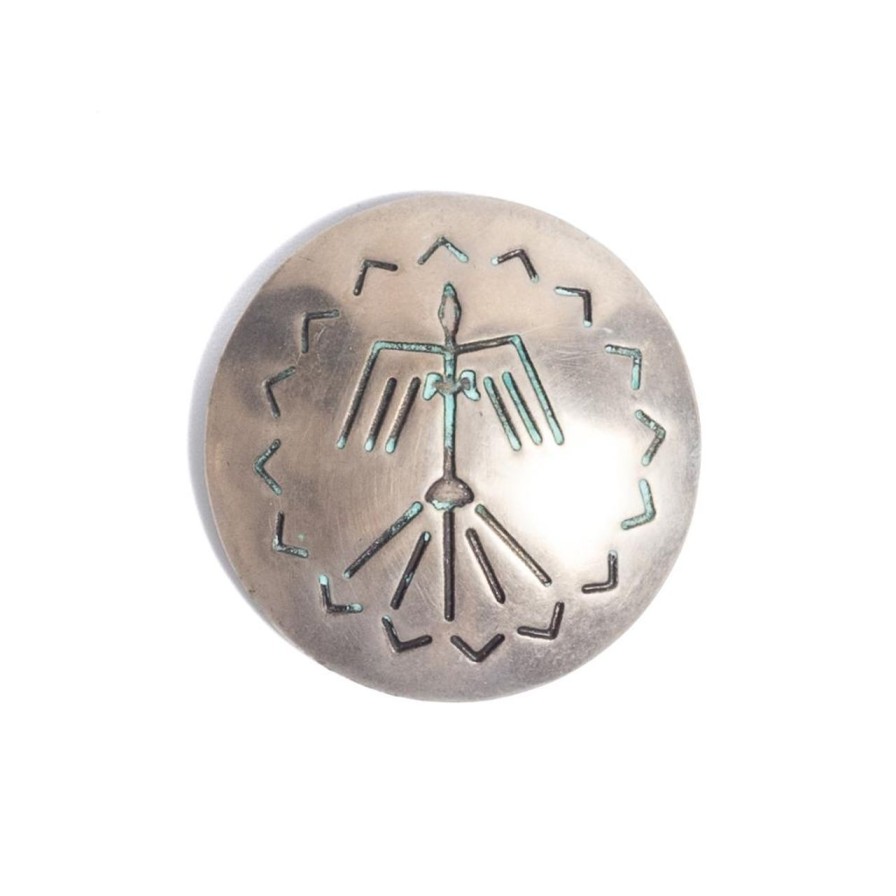 Clothing Yuketen Yuketen | Yuketen Nickel Silver Concho Pin 4(1.5")