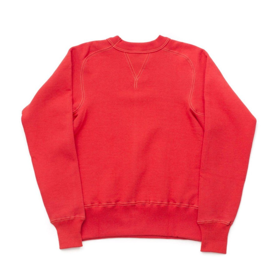 Clothing Cushman Sweatshirts & Hoodies | Cushman Lot. 26903 Freedom Sleeve Sweatshirt Red