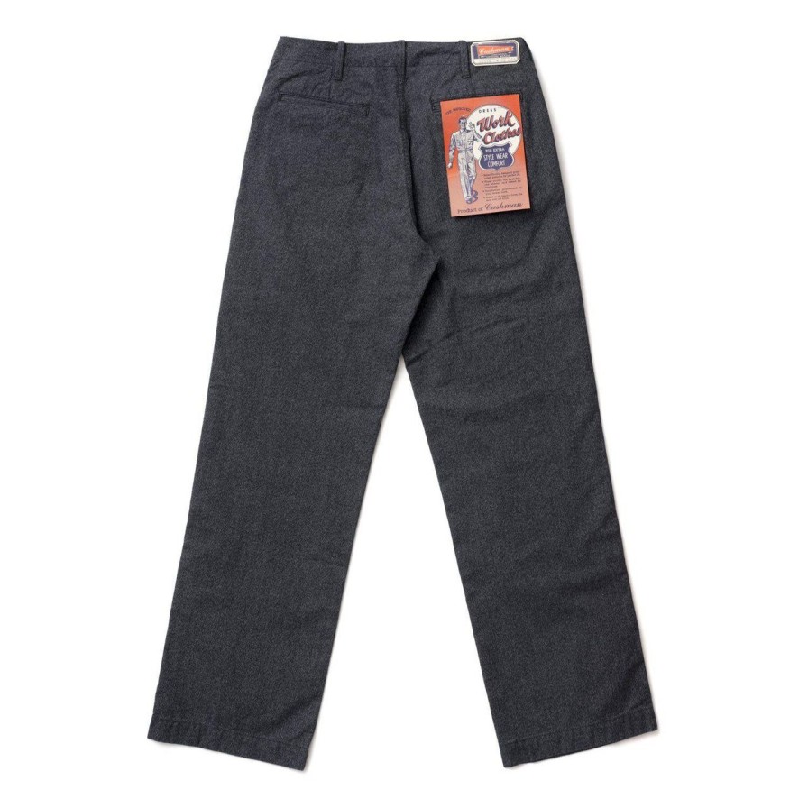 Clothing Cushman Chinos | Cushman Lot. 22686 Chambray Pant Salt & Pepper