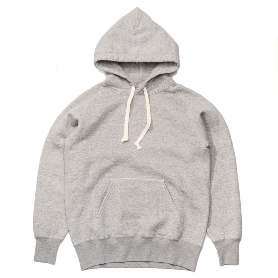 Clothing Pherrow's Sweatshirts & Hoodies | Pherrow'S 22W-P Vsw-Parka Hooded Sweatshirt Heather Grey