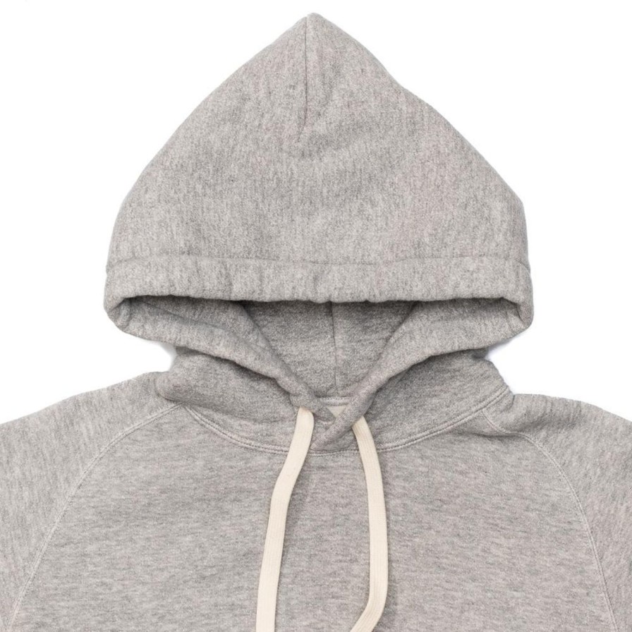 Clothing Pherrow's Sweatshirts & Hoodies | Pherrow'S 22W-P Vsw-Parka Hooded Sweatshirt Heather Grey