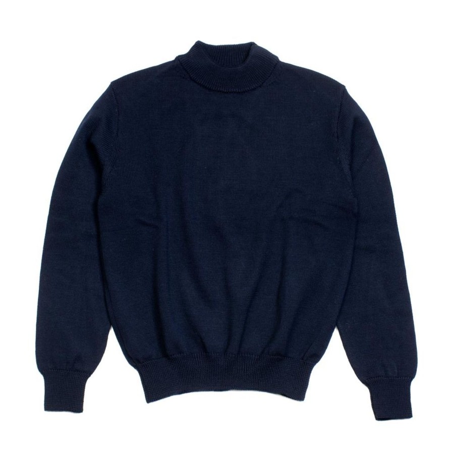 Clothing Heimat Knitwear | Heimat Deck Sweater Ink