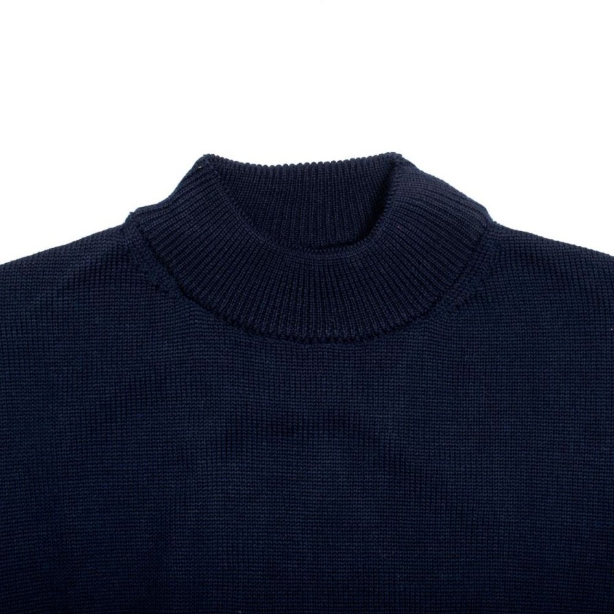 Clothing Heimat Knitwear | Heimat Deck Sweater Ink