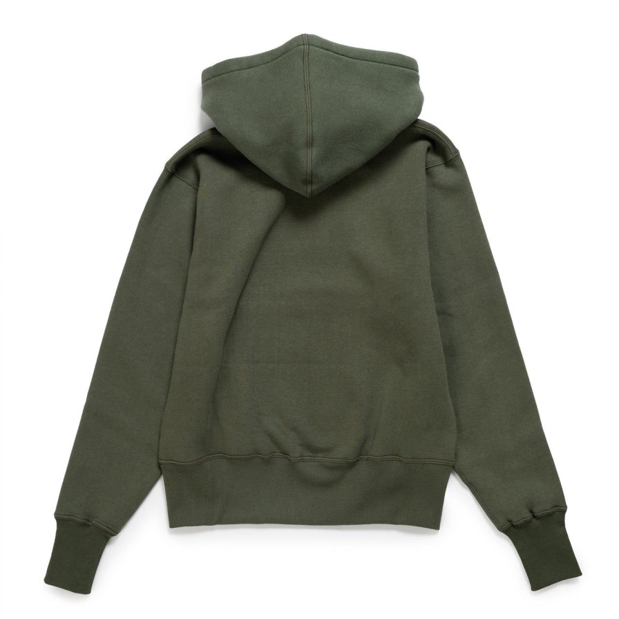 Clothing Cushman Sweatshirts & Hoodies | Cushman Lot. 26350 After Hood Parka Olive