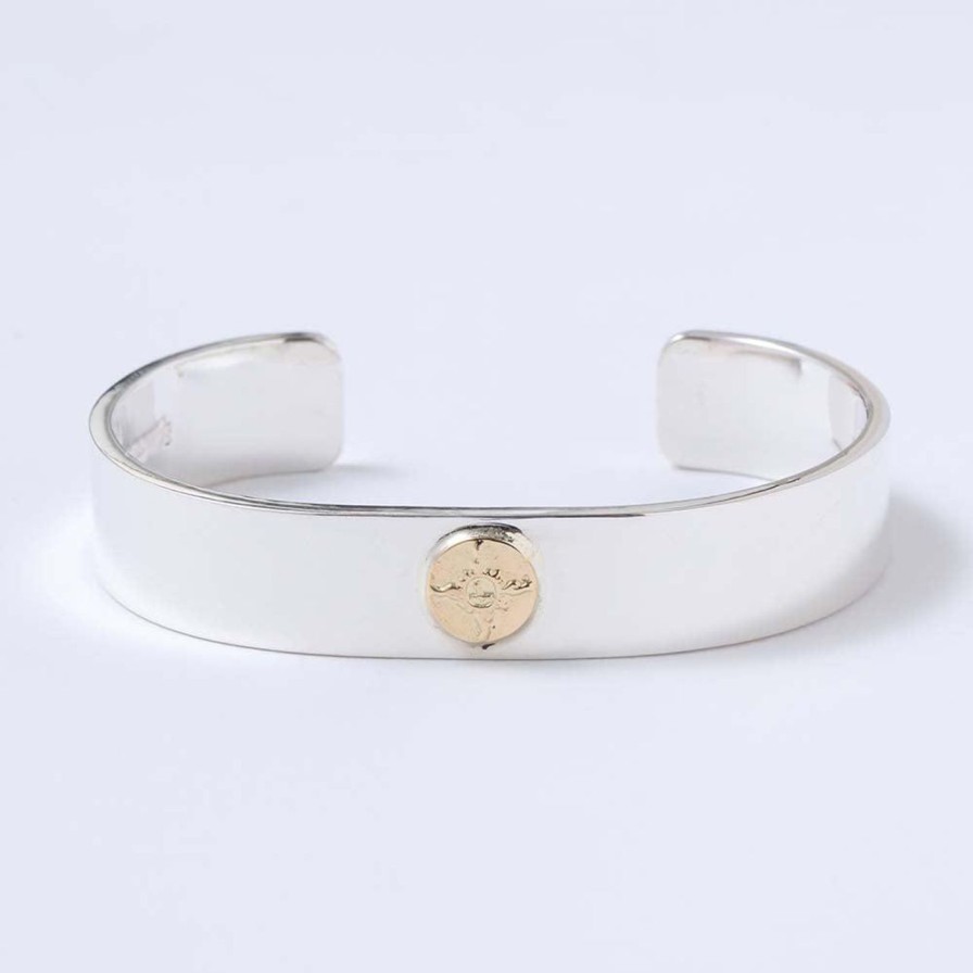 Accessories First Arrow's First Arrow'S | First Arrow'S 12 Mm Plain Bangle 18K Br-001