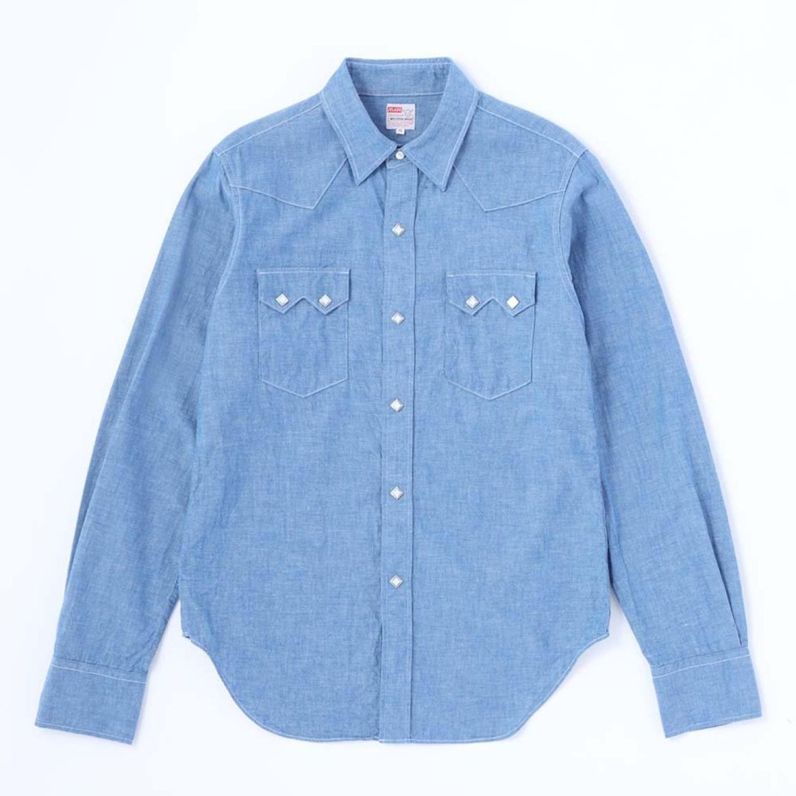 Clothing Jelado Shirts | Cc X Jelado Chambray Western Shirt