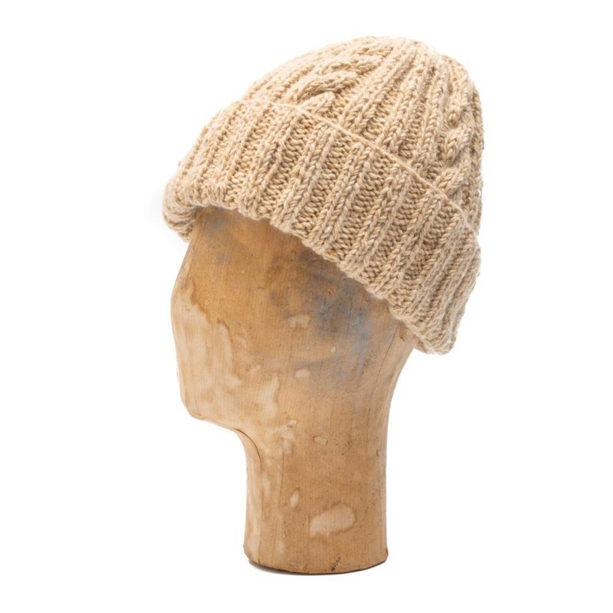 Clothing Allevol Knitwear | Allevol X Inverallan Woolxmohair Beanie Oatmeal 22F