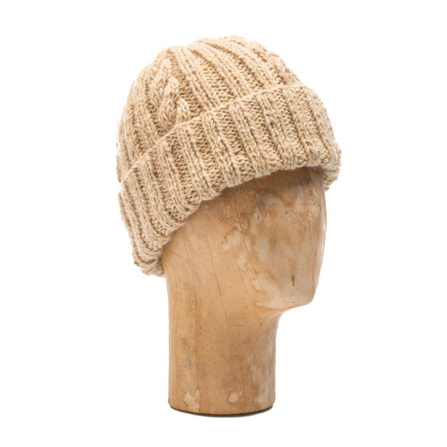 Clothing Allevol Knitwear | Allevol X Inverallan Woolxmohair Beanie Oatmeal 22F