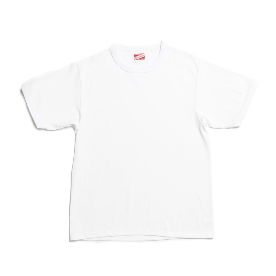 Clothing The Real McCoy's T-Shirts & Undershirts | The Real Mccoy'S Gusset Tee White