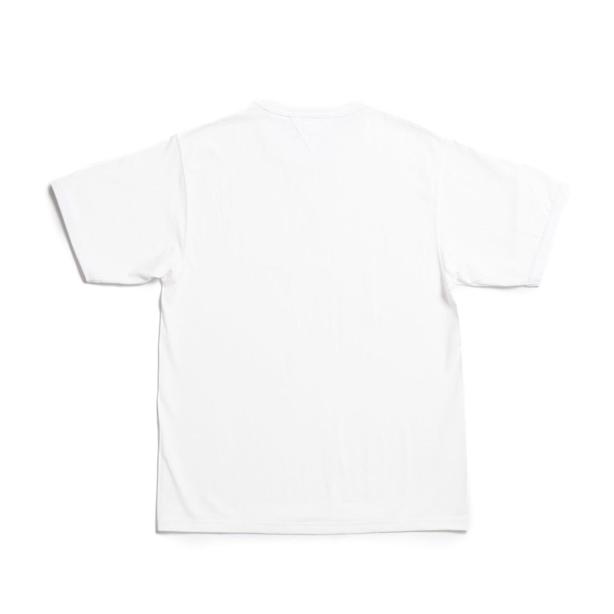 Clothing The Real McCoy's T-Shirts & Undershirts | The Real Mccoy'S Gusset Tee White